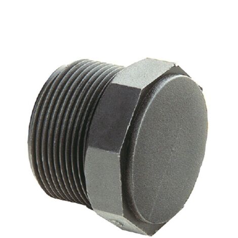JARDIN202 - JARDIN202 - Tapón Macho de Polipropileno - Pack 10 uds  1" ()  1"  1" -