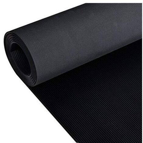 JARDIN202 - JARDIN202 - Suelo Antideslizante Goma Caucho 3mm - Cordoncillo Fino - Metro lineal Ancho: 1 metro. () Ancho: 1 metro. Ancho: 1 metro. -