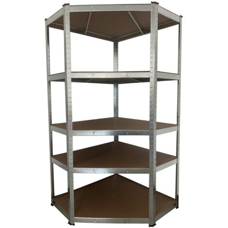 Estantería Modular de acero y madera Decorativa industrial para hogar, despacho o negocio 5 baldas 875 KG (1/5)