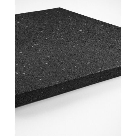 JARDIN202 - Loseta de Caucho Antivibración  Especial para Exterior y Gimnasios  Suelos Infantiles  Fitness  100 x 100 x 1 cm
