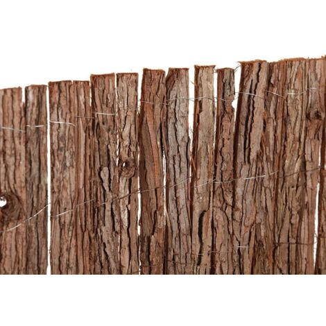 JARDIN202 - Corteza de Pino Natural Corteza de Pino para la Privacidad de Balcones o Terrazas 2x5m - (1/5)