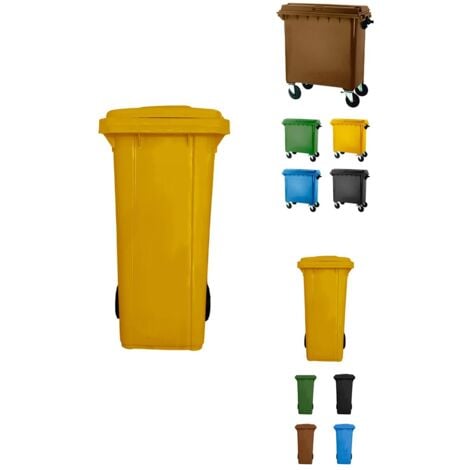 bolsas de basura amarillas 100% reciclado para cubo normal 30 litros
