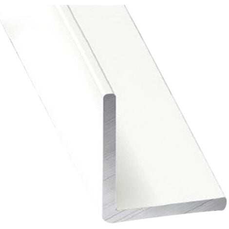 Cita Redondo Reconocimiento Perfil de Aluminio Blanco Angular - x4 unds - 1'50m - 15 mm