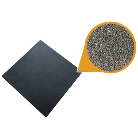 JARDIN202 - Loseta de Caucho Maciza Profesional Halterofilia 1X1  Seleccione Espesor  10mm -