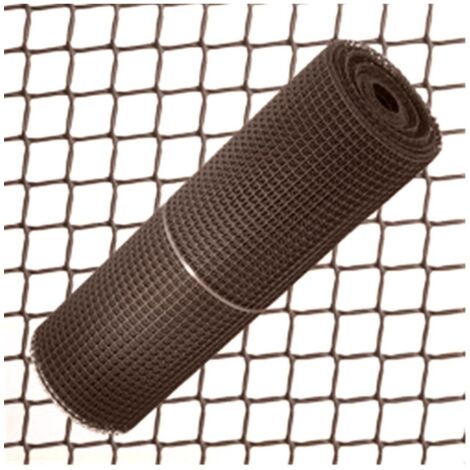JARDIN202 - JARDIN202 - Mallas de cerramientos cuadradas Marrón (30 metros) 20 mm () 20 mm 20 mm -