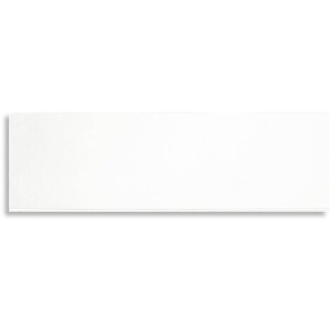 JARDIN202 - Rodapie Aluminio Recto 2m  Seleccione color y medida  100mm alt. 2m larg. (Blanco)