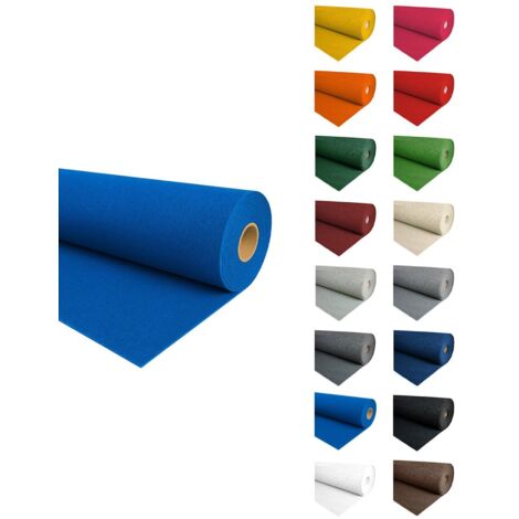 JARDIN202 - Alfombra para Eventos Moqueta Ferial  2m Ancho  Varios Colores  2 metros (Ancho) x 5 metros (Largo) (78 - Azul eléctrico)