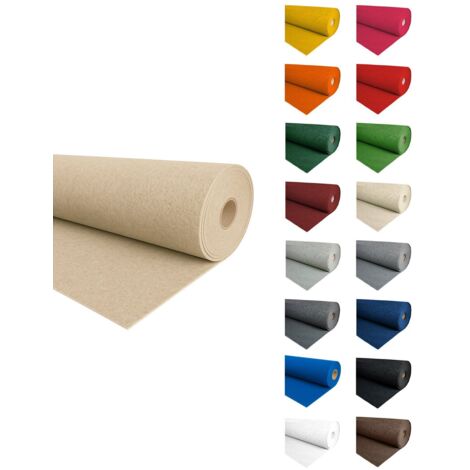 JARDIN202 - Alfombra para Eventos Moqueta Ferial 2m Ancho Varios Colores 2 metros (Ancho) x 15 metros (Largo) (27 - Beige)