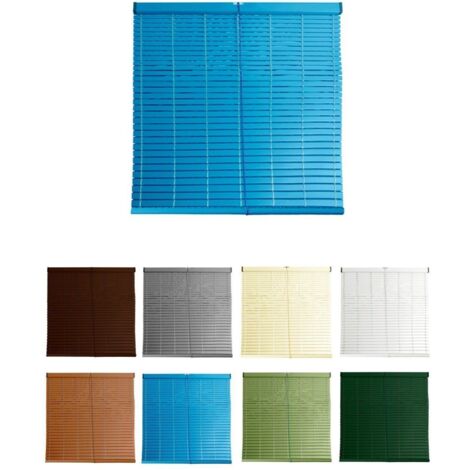 Persiana de PVC Alicantina con Polea Metálica Persiana Enrollable Estor Enrollable para Ventanas, Puertas, Salón y Cocina