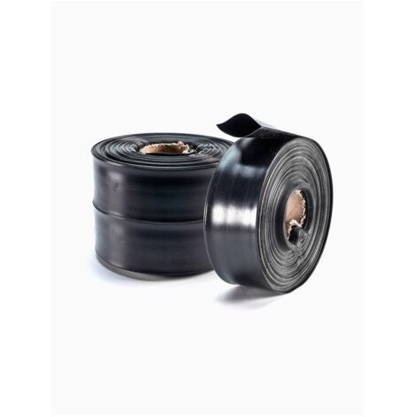 JARDIN202 - Manguera plana PLASTOCANAL 1500 Galgas Negra Precio por rollos Rollo 50 M (125 MM)