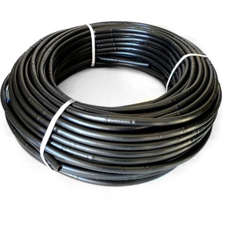 JARDIN202 - JARDIN202 - Tuberia de Riego por Goteo 16 mm Con goteros a 40cm Rollos de 50m - 100m - 400 m Negra Rollo de 100 metros () Rollo de 100 metros Rollo de 100 metros -