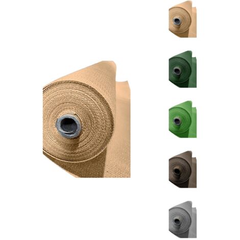 JARDIN202 - Malla de Ocultación 120 g/m2   Ocultación y Privacidad para su Terraza o Jardín  Seleccione Medida y Color  1 x 10 metros (Beige)