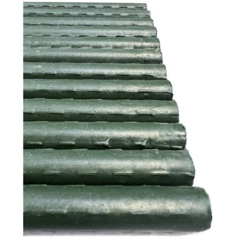 Tutores de Acero Plastificado para Plantas Estacas de plantas Ideal para el  cuidado de plantas y árboles - color :Pack 12 uds - 150cm (Alto) x 1,1cm  (Pack 12 uds)