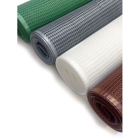 JARDIN202 - Red de Plástico para Balcones y Terrazas  Malla plástica multiuso 1M Ancho  METRO LINEAL  Cuadrado: 0,5 cm (Verde)