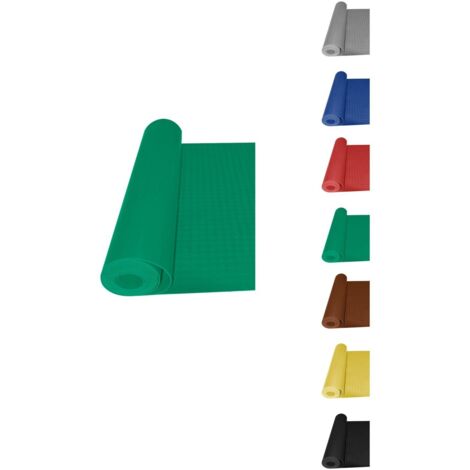 JARDIN202 - Suelo de caucho círculos 3mm  Pavimento de círculos  Alta Resistencia Industrial  Talleres y Garajes  COLORFULL  Rollo: 1x5 metros (Verde)