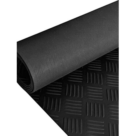 JARDIN202 - JARDIN202 - Estera Antideslizante Suelo Caucho Goma 3mm - Cuadro de Rayas  4x1.5 metros ()  4x1.5 metros  4x1.5 metros -