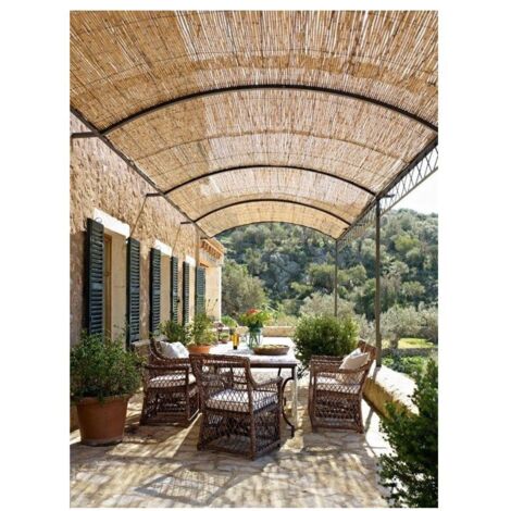 JARDIN202 - JARDIN202 - Cañizo Natural Bambu Fino  Cerramiento Ecológico para la Decoración de Jardín  1,5x5m ()  1,5x5m  1,5x5m -