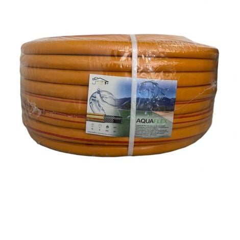 Manguera Aquaflex  Maguera para riego de jardín  Fuerte y resistente  50 Metros - 15mm