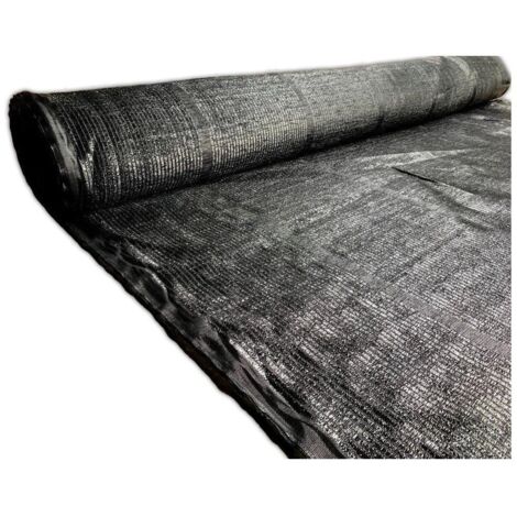 JARDIN202 - JARDIN202 - Malla de Ocultacion Negra - Rollo 100m PREMIUM  1,5 m. de ancho ()  1,5 m. de ancho  1,5 m. de ancho -