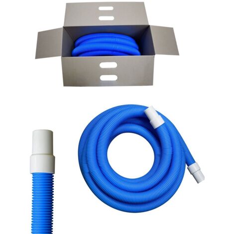 JARDIN202 - Manguera Flexible para Piscina con Racores de 38 mm – Disponible en Longitudes de 8m, 10m, 12m, 15m y 30m  12m -