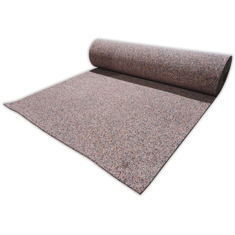 JARDIN202 - Suelo para Gimnasio SPORT GRIS - Rollo 8 mm - 8 mm -