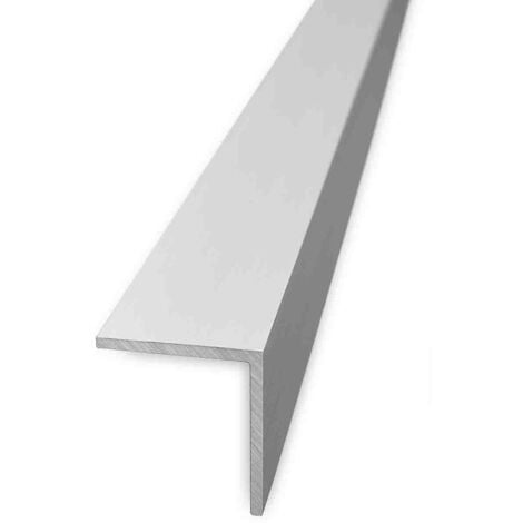 JARDIN202 - Pack 10 unidades. angulo Aluminio 20x8  20mm anch. 8 mm alt. 3m larg. -