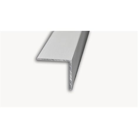 JARDIN202 - Perfil de Aluminio Blanco en U - x3 unds - 2'10m
