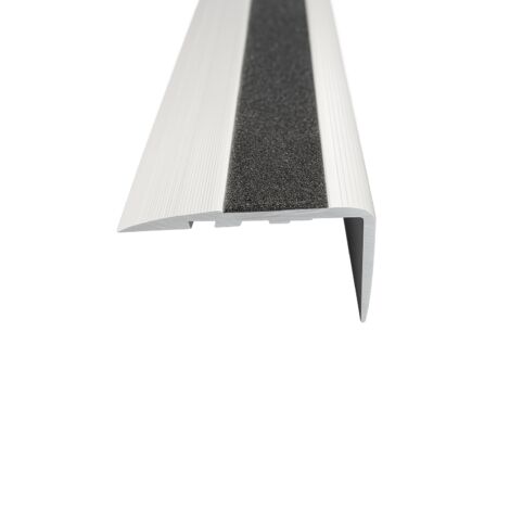 JARDIN202 - Pack 10 unidades. Cantonera Aluminio 60mm - Antideslizante - Taladrado  21mm alt. 50mm anch. 2m larg. -