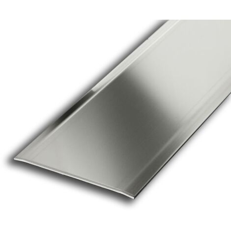 JARDIN202 - JARDIN202 - Pack 10 unidades.Transicion Aluminio Dos Alas - 56mm  56mm anch. 3mm alt. 2,5m larg. Taladrado ()  56mm anch. 3mm alt. 2,5m larg. Taladrado  56mm anch. 3mm alt. 2,5m larg. Tala