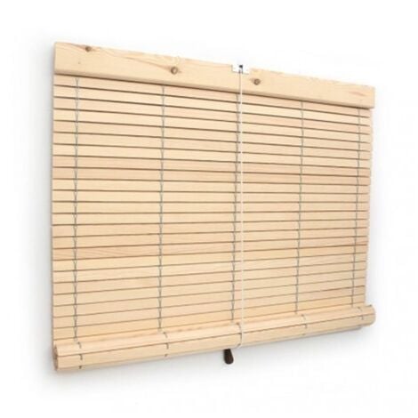 JARDIN202 - Persiana Madera Natural  97 x 105 cm -