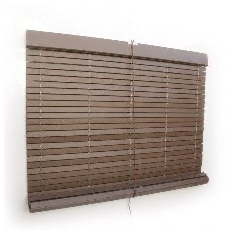JARDIN202 - Persiana Madera Marron  97 x 105 cm -