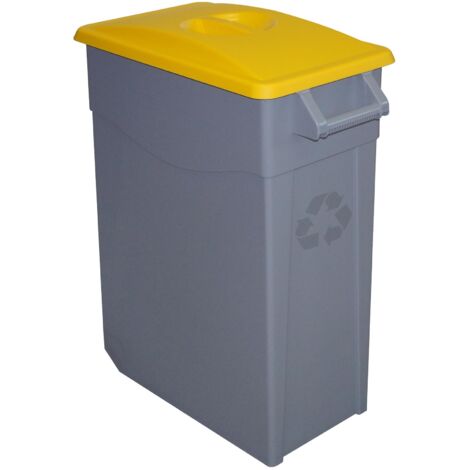 Contenedor zeus 65 litros cerrado - Amarillo