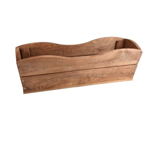 Macetero de Madera Ondas