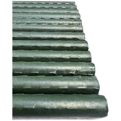 JARDIN202 - Tutores de Acero Plastificado para Plantas Estacas de plantas Ideal para el cuidado de plantas y árboles 90cm (Alto) x 1,6cm (Pack 12 uds)