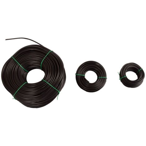 JARDIN202 - Microtubo PVC 4/6mm para Goteo - Riego por Goteo PVC Flexible  50 metros (Negro)