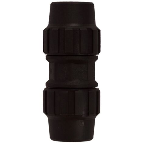 JARDIN202 - Enlace Recto de Polietileno para Tubería de Riego por Goteo - Varias Medidas 25mm (Unidad) (1/2)