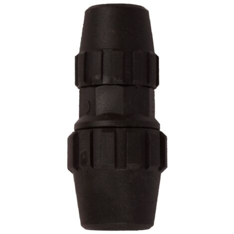 JARDIN202 - Enlace Recto Reducido de Polietileno para Tubería de Riego por Goteo - Varias Medidas  63 - 75 mm (Unidad)