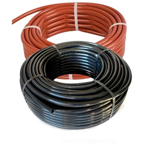JARDIN202 - Tubo Goteo Sin Gotero 16 mm – Bobina Agrícola, Manguera para Riego Sin Gotero  Rollo de 100 metros (Negro)