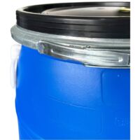 Bidón de plástico con boca ancha de 60 litros | Azul