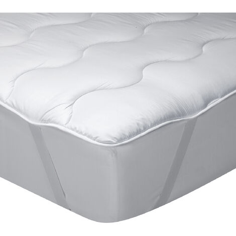 alla Francese MiaSuite Topper H3 Correttore per Materasso con Rivestimento Sfoderabile 150x190x3 cm Beige Memory Foam