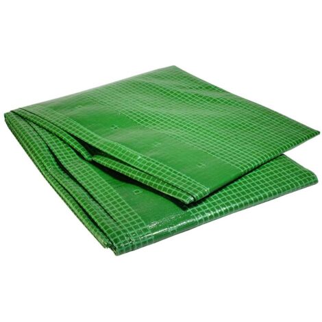 TECPLAST Bâche Peinture 3x4 m VR170PE - Bâche Armée Verte - Haute Qualité - Bâche de protection Peinture pour sol et meuble (1/5)