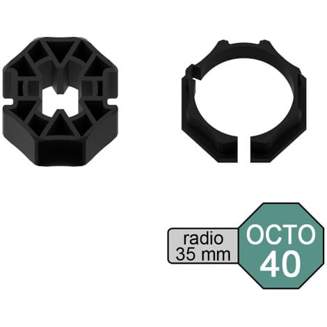 Kit adaptateur pour moteur de volet roulant radio Ø 35 mm dans tube OCTO Ø 40 mm