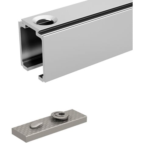 Rail aboutable en aluminium avec module de jonction pour SLID'UP 1000 - 1 m