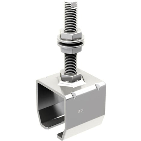 Support enveloppant en acier galvanisé pour rail SLID'UP SU2048