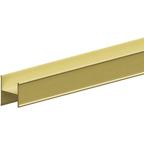 Profil en H SLID'UP 220 pour porte 18 mm - 1,8 m - or