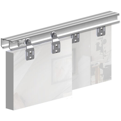 Système Coulissant SLID’UP 100 Pour Portes De Placard - Rail 1,5 M | Fixation Plafond Facile