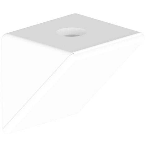 Slid'Up By Mantion – Taquet d'assemblage simple blanc – Lot de 12 pièces – Pour meubles et étagères – Assemblage discret et facile