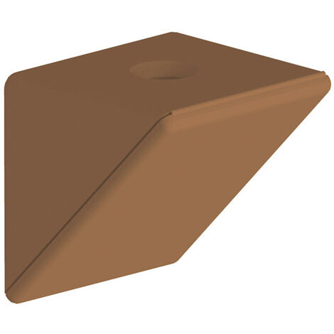 Taquet d'assemblage simple caramel - lot de 12 pièces