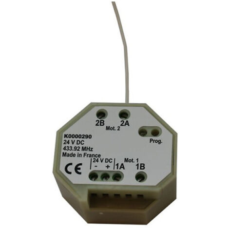Slid'Up By Mantion – Boîtier de commande radio 433,92 Mhz – Pour motorisation de volet battant en applique et en linteau – Compatible avec systèmes électriques