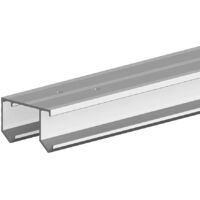 Slid'Up By Mantion – Rail de porte coulissante en aluminium 1,94 m – Adapté système SLID'UP 110 – Finition métal – Largeur 53 mm – Hauteur 32 mm